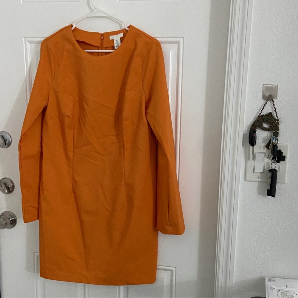 5 for $20 bundle offer H&M Vibrant Orange Long Sleeve Dress